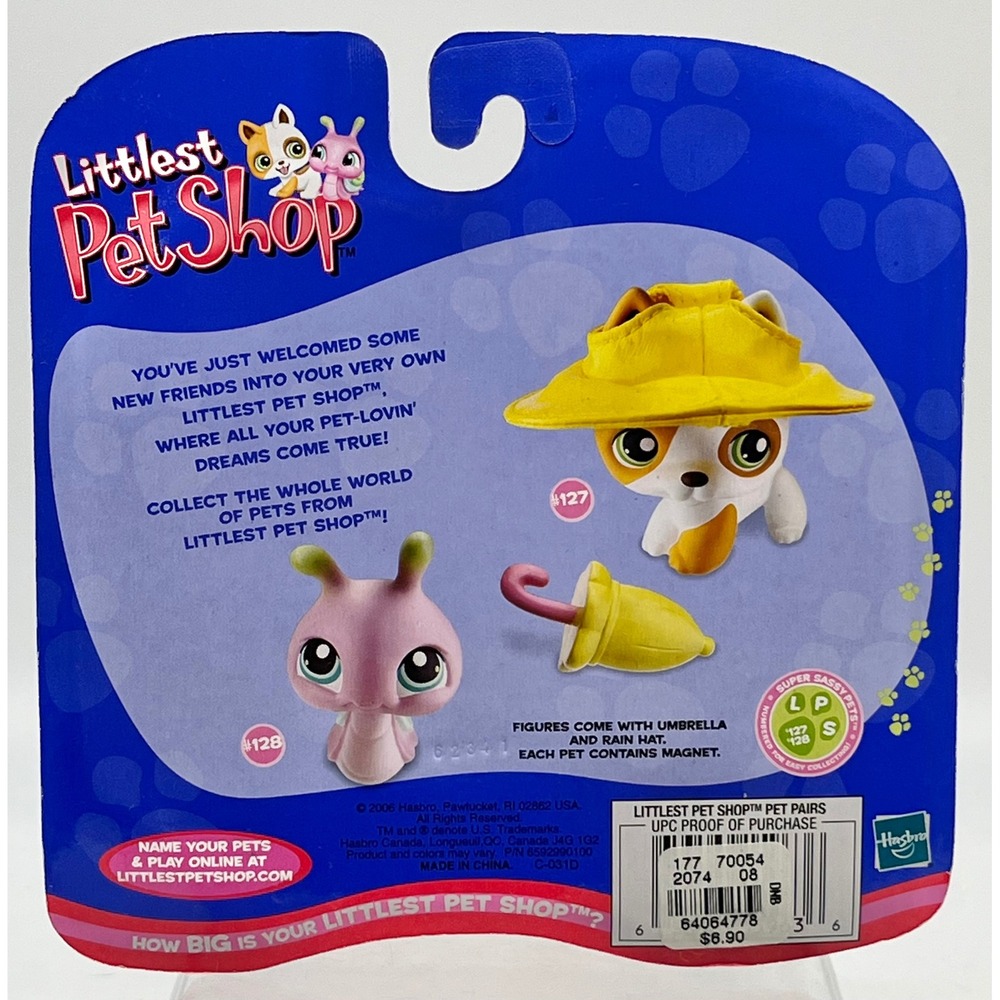 2006 Littlest Pet Shop-Pet Pairs #127/#128 BRAND NEW - Picture 3 of 6